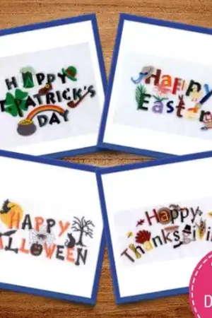 Holiday & Seasonal  Sayings Embroidery design pack by Starbird Inc,  Embroidery Packs on EmbroideryDesigns.com Genuine