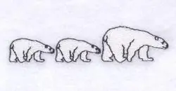 Polar Bears Pocket Topper Embroidery Design In Demand