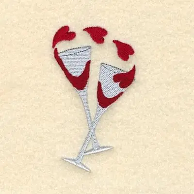 Love Toast Embroidery Design Reduced Price