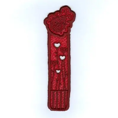 Today Only Ladybug Lace Bookmark Embroidery Design
