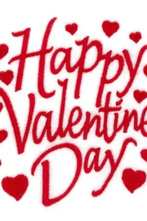 Mega Sale Happy Valentines Day Embroidery Design