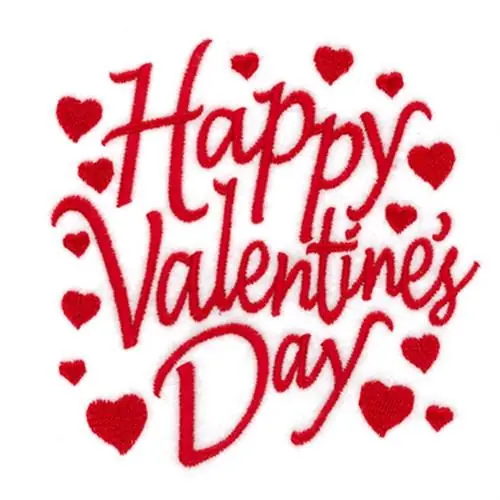 Mega Sale Happy Valentines Day Embroidery Design