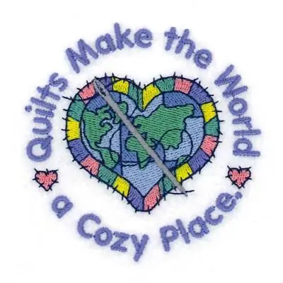 Quilts Make the World Embroidery Design While Supplies Last