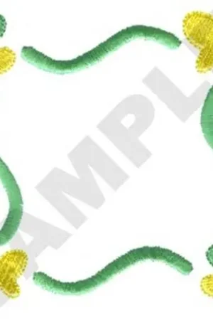 Hearts & Ribbons Embroidery Design No Minimum Order