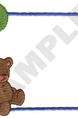Place Order Teddy Bear Frame Embroidery Design