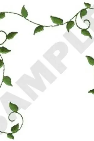 Exclusive Leaves Border Embroidery Design