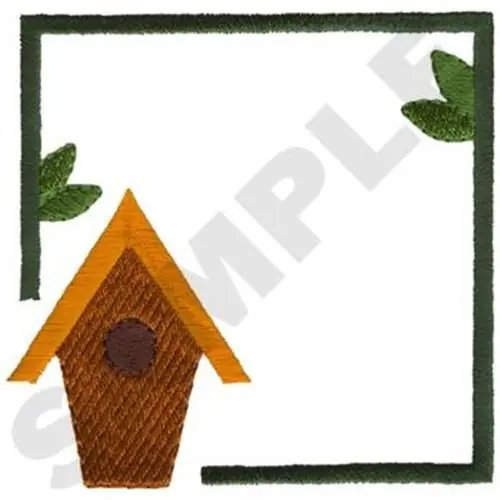 Wholesale Birdhouse Embroidery Design