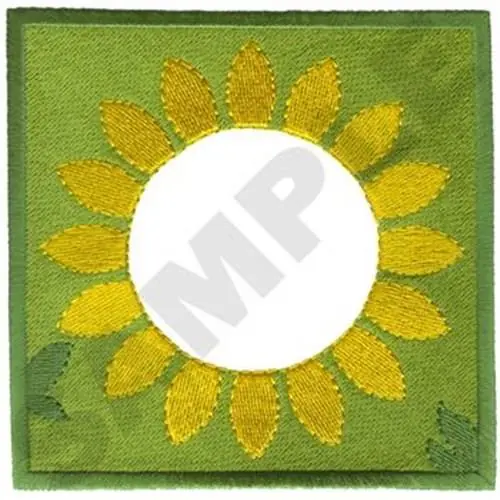 Sunflower Frame Embroidery Design Factory Price