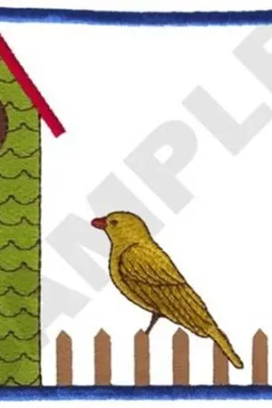 Birdhouse Frame Embroidery Design In Demand
