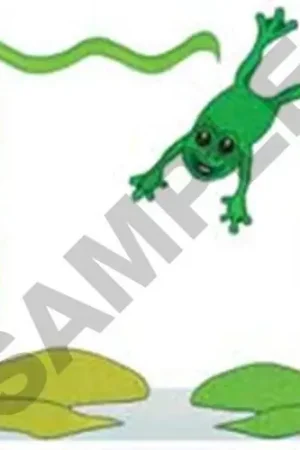 Jumping Frog Quilt Embroidery Design Free Delivery