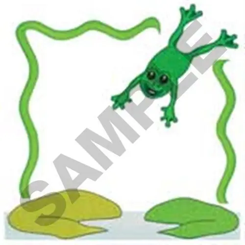 Jumping Frog Quilt Embroidery Design Free Delivery