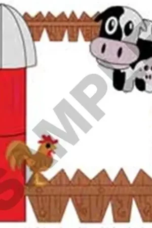 Handmade Farm Fence Quilt Embroidery Design