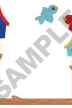 Birdhouse Quilt Embroidery Design Special Offer