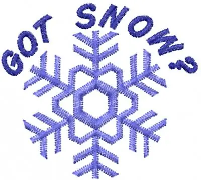 Price Drop GOT SNOW? Embroidery Design