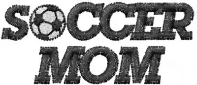 Big Sale SOCCER MOM Embroidery Design