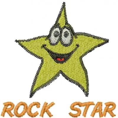 ROCK STAR Embroidery Design Latest