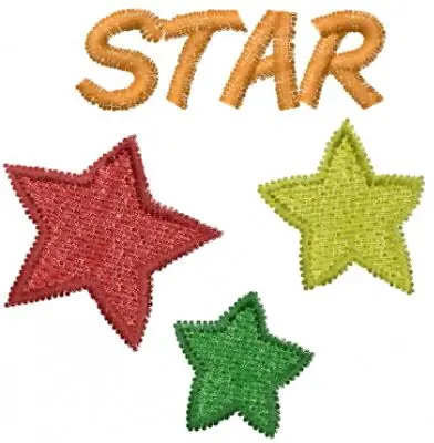 STAR Embroidery Design Last Chance