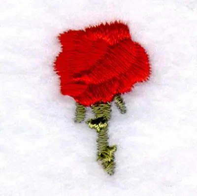 Sale Valentine Rose Icon Embroidery Design