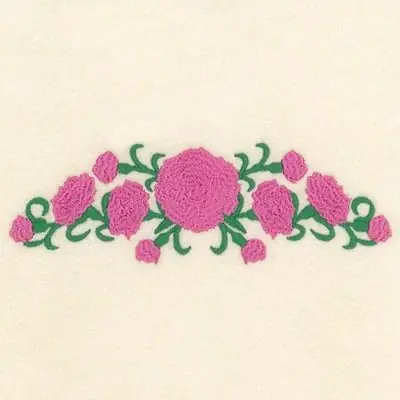 Deal Carnation Arrangement Large Embroidery Design