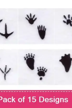 Seasonal Sale Animal Tracks Embroidery design pack by Starbird Inc, Embroidery Packs on EmbroideryDesigns.com