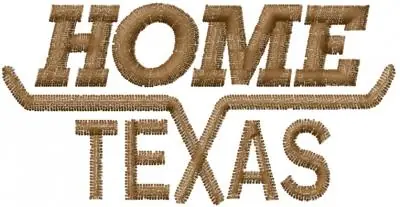 TEXAS HOME Embroidery Design Get Yours