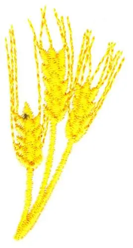 Wheat Embroidery Design Premium