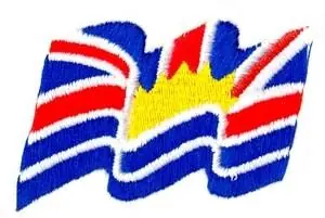 British Columbia Flag Embroidery Design Limited Offer