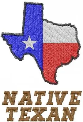 Exclusive Offer NATIVE TEXAN Embroidery Design