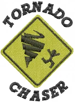 TORNADO CHASER Embroidery Design Limited Time