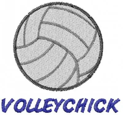 Time-Limited VOLLEYCHICK Embroidery Design