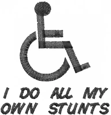 Top Pick I DO ALL MY OWN STUNTS Embroidery Design