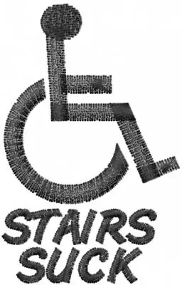 STAIRS SUCK Embroidery Design Order Now