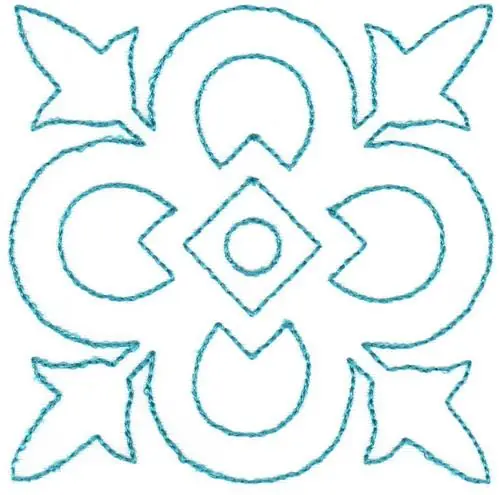Floral Finial Embroidery Design Best Price