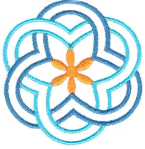 Special Offer Flower Ring Embroidery Design