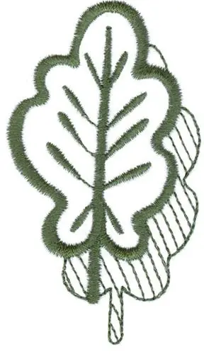 Oak Leaf Embroidery Design Buy Today
