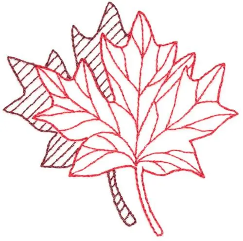 Big Sale Maple Leaf Embroidery Design