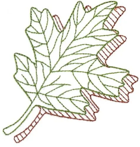 Maple Leaf Embroidery Design Warranty Included