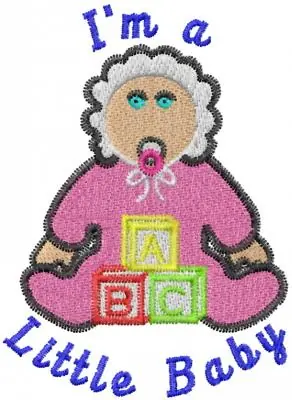 A Little Baby Embroidery Design Best Seller