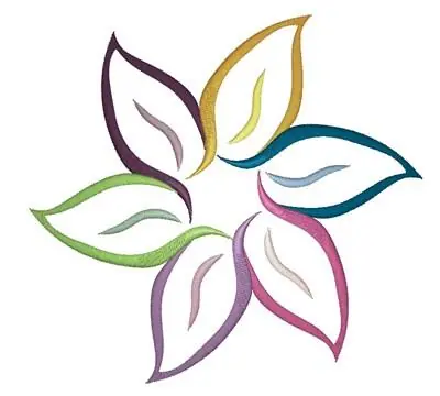 Colorful Flower Embroidery Design Best Seller