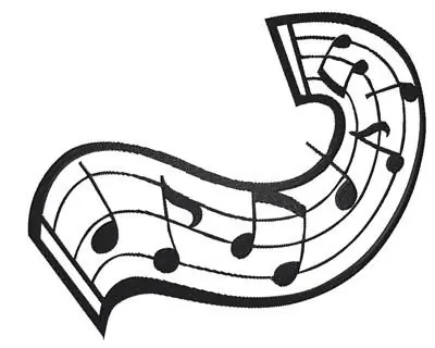 Music Notes Embroidery Design Big Sale