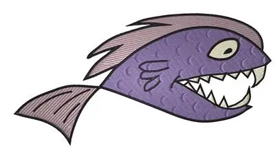 Fish3 Embroidery Design One Day Deal