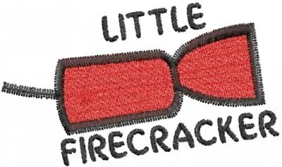 Special Discount Little Firecracker Embroidery Design