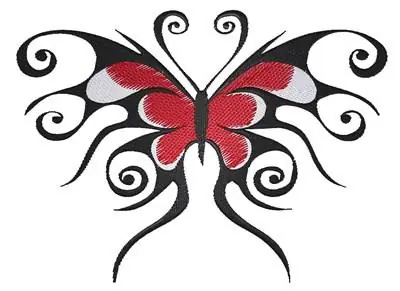 Factory Price Fancy Butterfly Embroidery Design