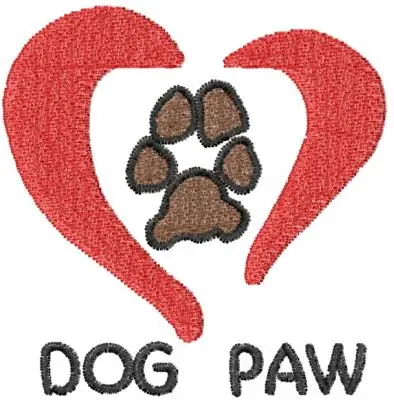 Dog Paw Embroidery Design New Arrival