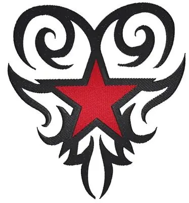 Tribal Star Embroidery Design In Demand