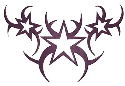 Popular Tribal Stars Embroidery Design
