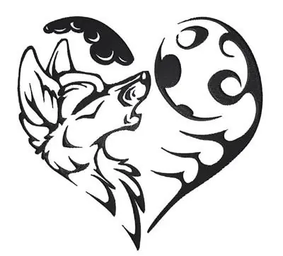Tribal Dog Heart Embroidery Design Top Pick
