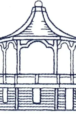 Bandshell Embroidery Design Discount