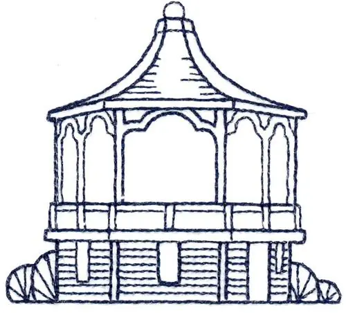 Bandshell Embroidery Design Discount
