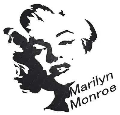 Trending Marilyn Monroe Embroidery Design
